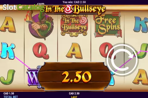 Скрин4. In the Bullseye слот