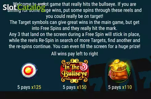 Скрин5. In the Bullseye слот