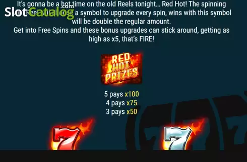 Скрин9. Red Hot Prizes слот