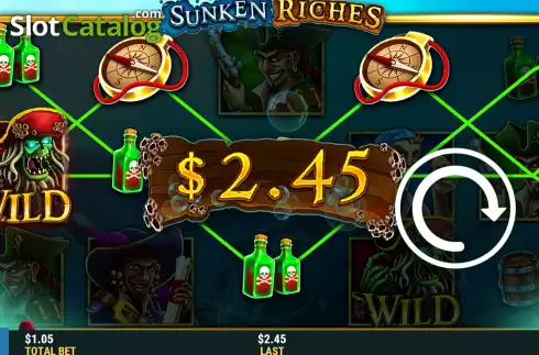 Скрин4. Sunken Riches слот