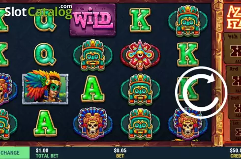 Скрин2. Aztec Flame слот