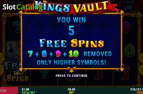 Скрин8. Kings Vault слот