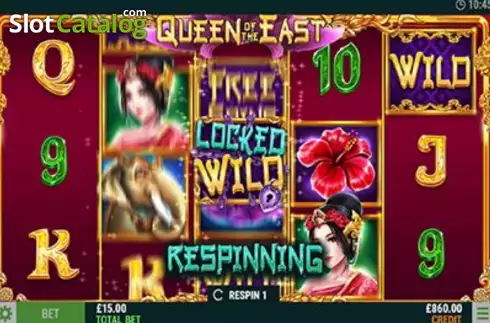 Скрин2. Queen of the East слот