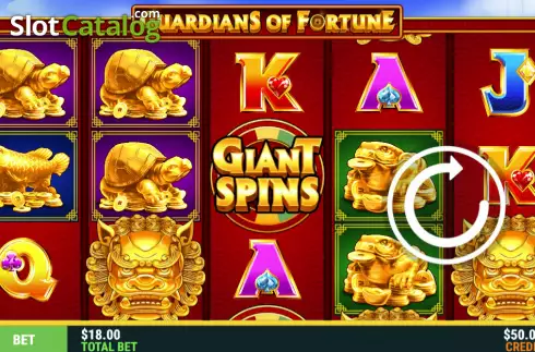 Скрин2. Guardians of Fortune слот