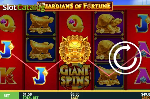Скрин3. Guardians of Fortune слот
