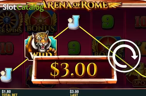Скрин3. Arena of Rome слот