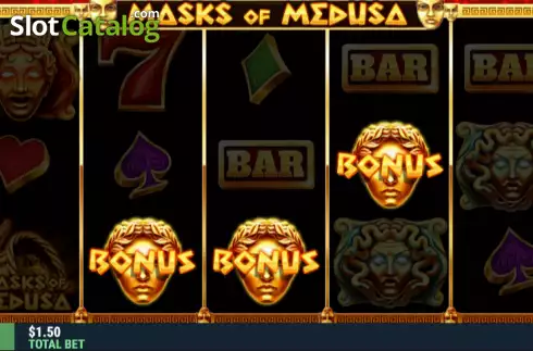 Скрин3. Masks Of Medusa слот