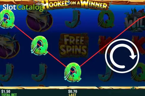 Скрин3. Hooked on a Winner слот