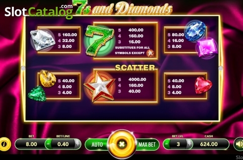 Скрин6. 7s and Diamonds слот