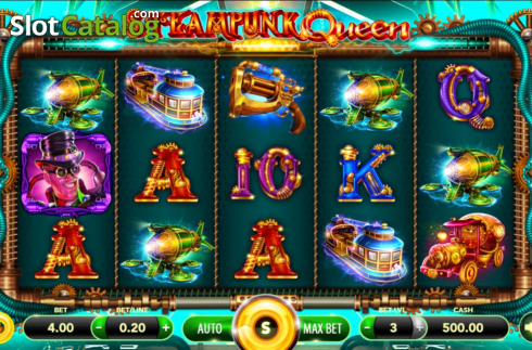 Скрин2. Steampunk Queen слот