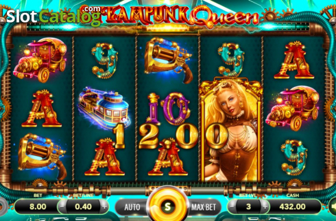 Скрин5. Steampunk Queen слот
