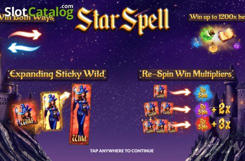 Скрин2. Star Spell слот