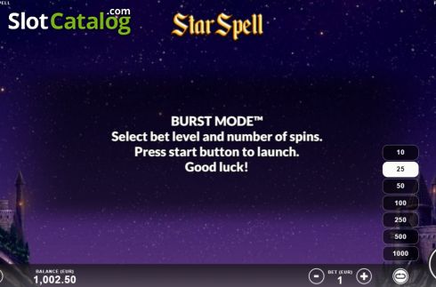 Скрин6. Star Spell слот