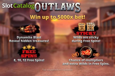 Скрин2. Outlaws (Slotmill) слот