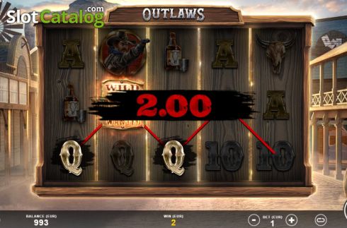 Скрин5. Outlaws (Slotmill) слот