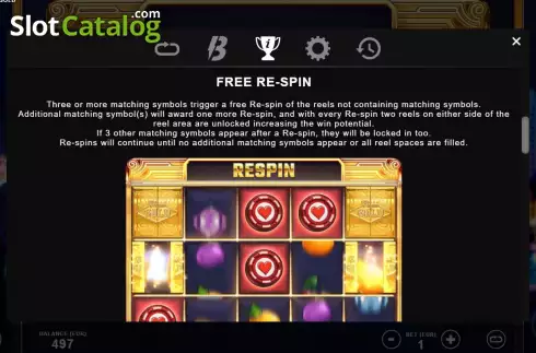 Скрин7. Vegas Gold слот