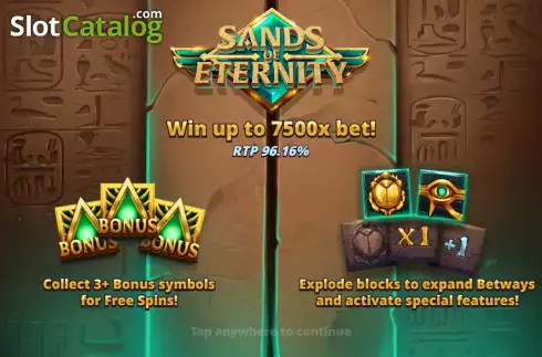Скрин2. Sands of Eternity (Slotmill) слот