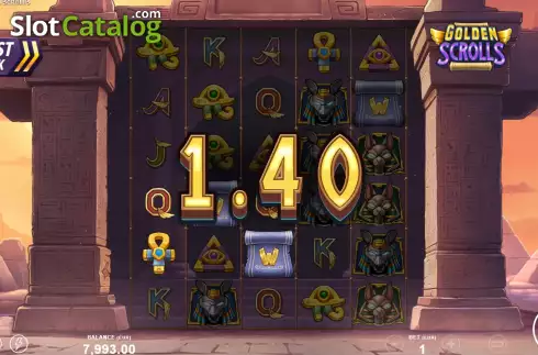 Скрин3. Golden Scrolls слот