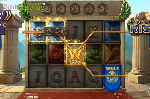 Скрин3. Emperor’s Rise слот