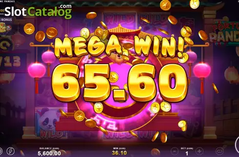 Скрин3. Fortune Pandas слот