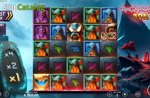 Скрин2. Ragnarok 40K слот