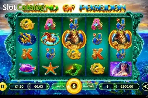 Скрин2. Legend of Poseidon слот