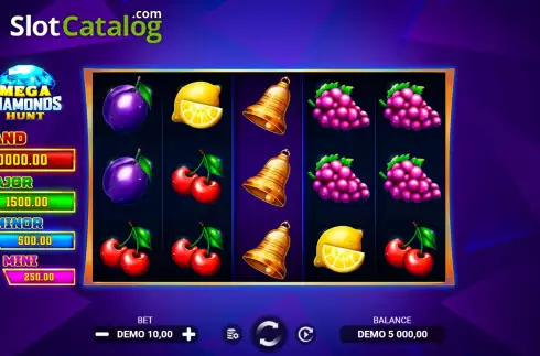 Скрин2. Mega Diamonds Hunt слот