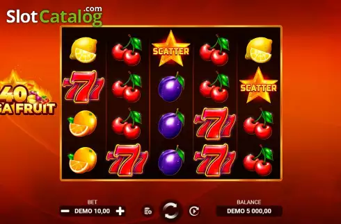 Скрин2. Mega Fruit 40 слот
