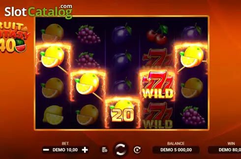 Скрин3. Fruit Fantasy 40 слот