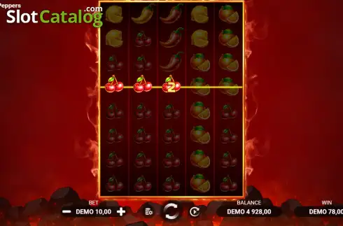 Скрин3. Hellfire Peppers слот