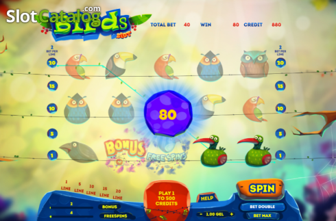 Скрин3. Birds Slot слот