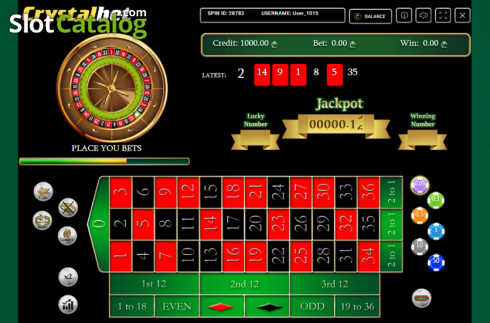 Скрин2. Virtual Classic Roulette слот
