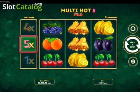 Скрин2. Multi Hot 5 Wild слот