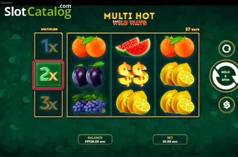 Скрин2. Multi Hot Wild Ways слот