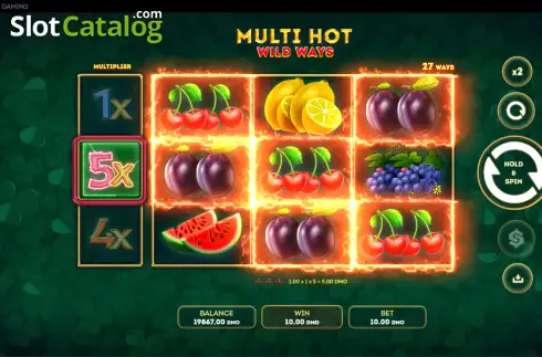 Скрин3. Multi Hot Wild Ways слот