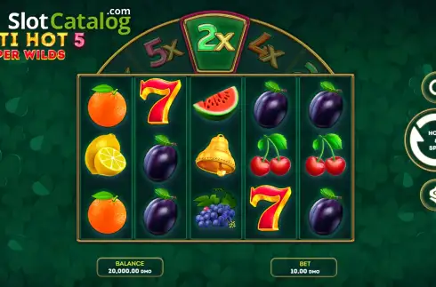 Скрин2. Multi Hot 5 Super Wilds слот