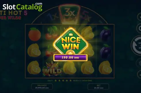 Скрин3. Multi Hot 5 Super Wilds слот