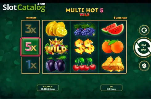 Скрин2. Multi Hot 5 Burn Wilds слот