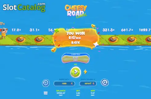 Скрин3. Cheesy Road Classic слот