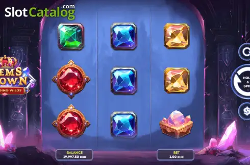 Скрин2. Gems Crown - Charging Wilds слот