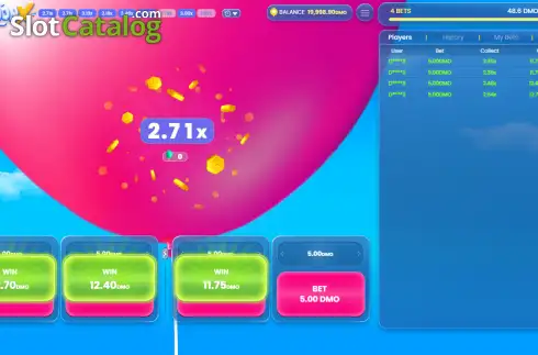 Скрин3. BalloonX (Smartsoft Gaming) слот