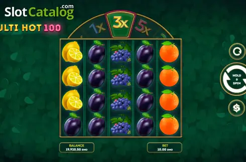 Скрин2. Multi Hot 100 слот