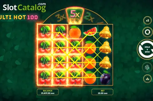 Скрин3. Multi Hot 100 слот