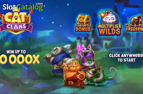 Скрин2. Cat Clans слот