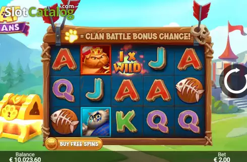 Скрин3. Cat Clans слот