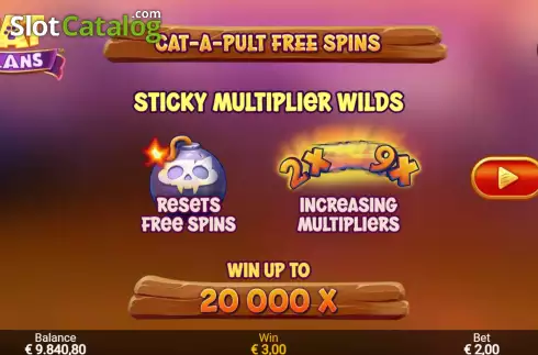 Скрин7. Cat Clans слот