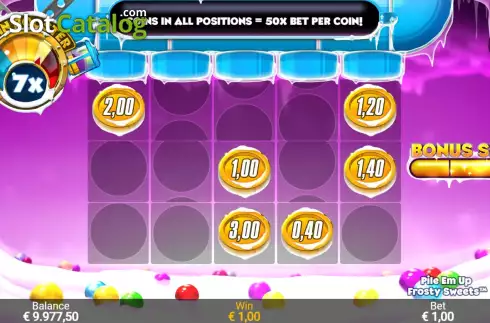 Скрин8. Pile ‘Em Up Frosty Sweets слот