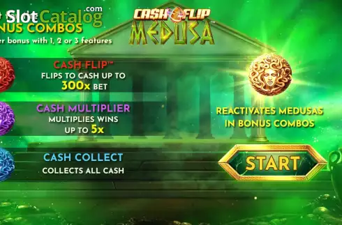 Скрин2. Cash Flip Medusa слот
