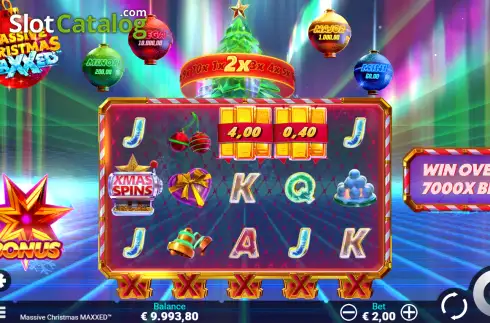 Скрин2. Massive Christmas MAXXED слот
