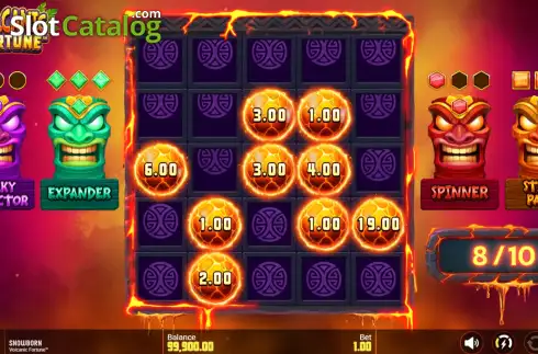 Скрин3. Volcanic Fortune слот